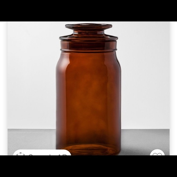 Magnolia Medium Amber Canister. - Picture 3 of 3